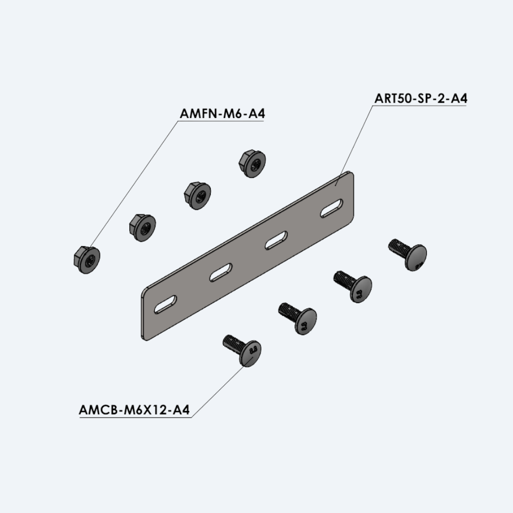 ART horizontal splice plate
