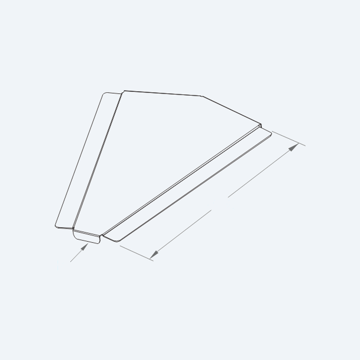 ART 30 degree horizontal elbow cover