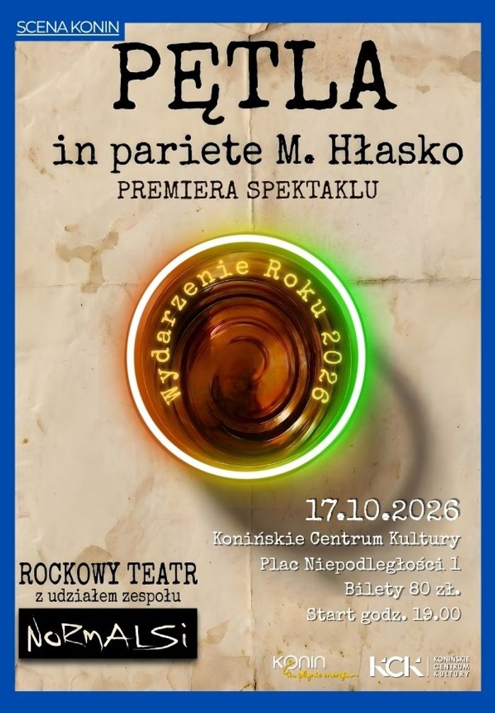 Scena Konin. Nowy cykl teatralny rozpocznie „Pętla” Hłaski