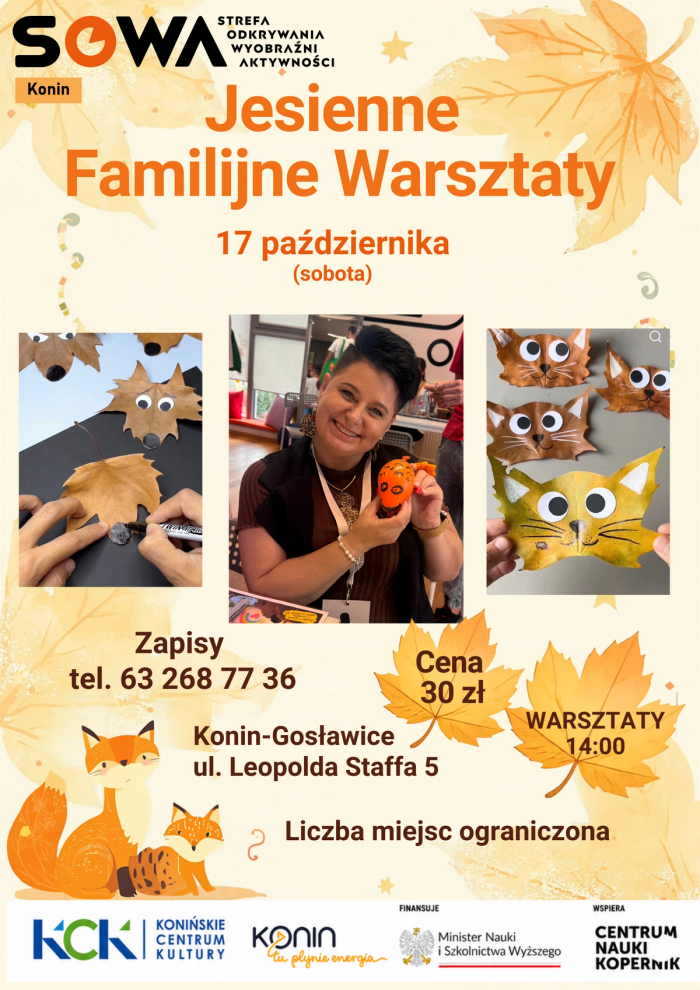 Jesienne warsztaty familijne