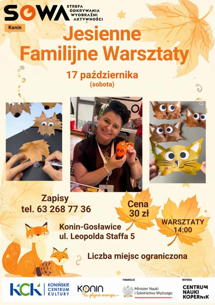 Jesienne warsztaty familijne