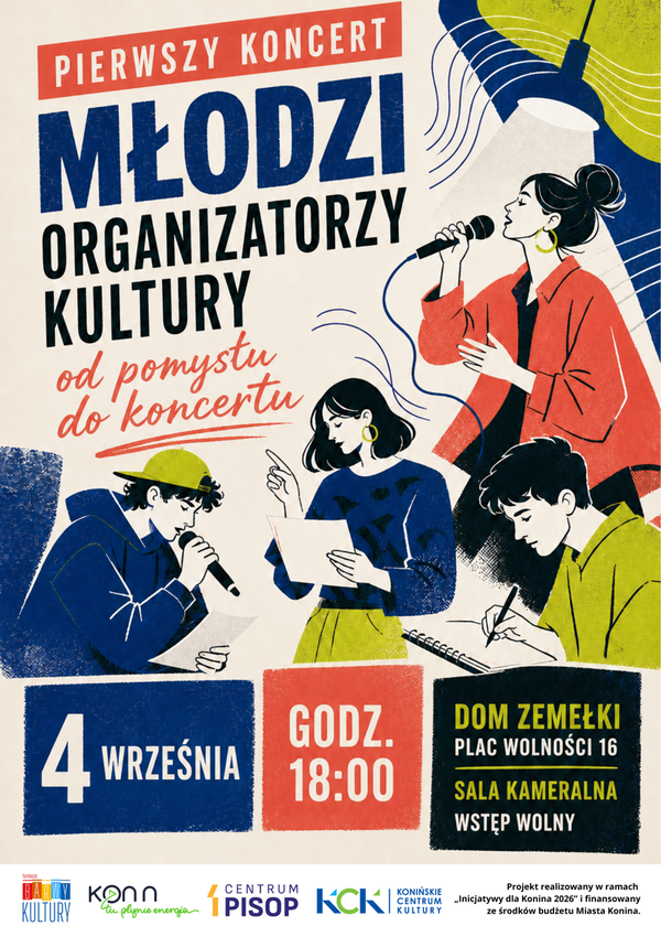 Młodzi organizatorzy kultury zapraszają na pierwszy koncert