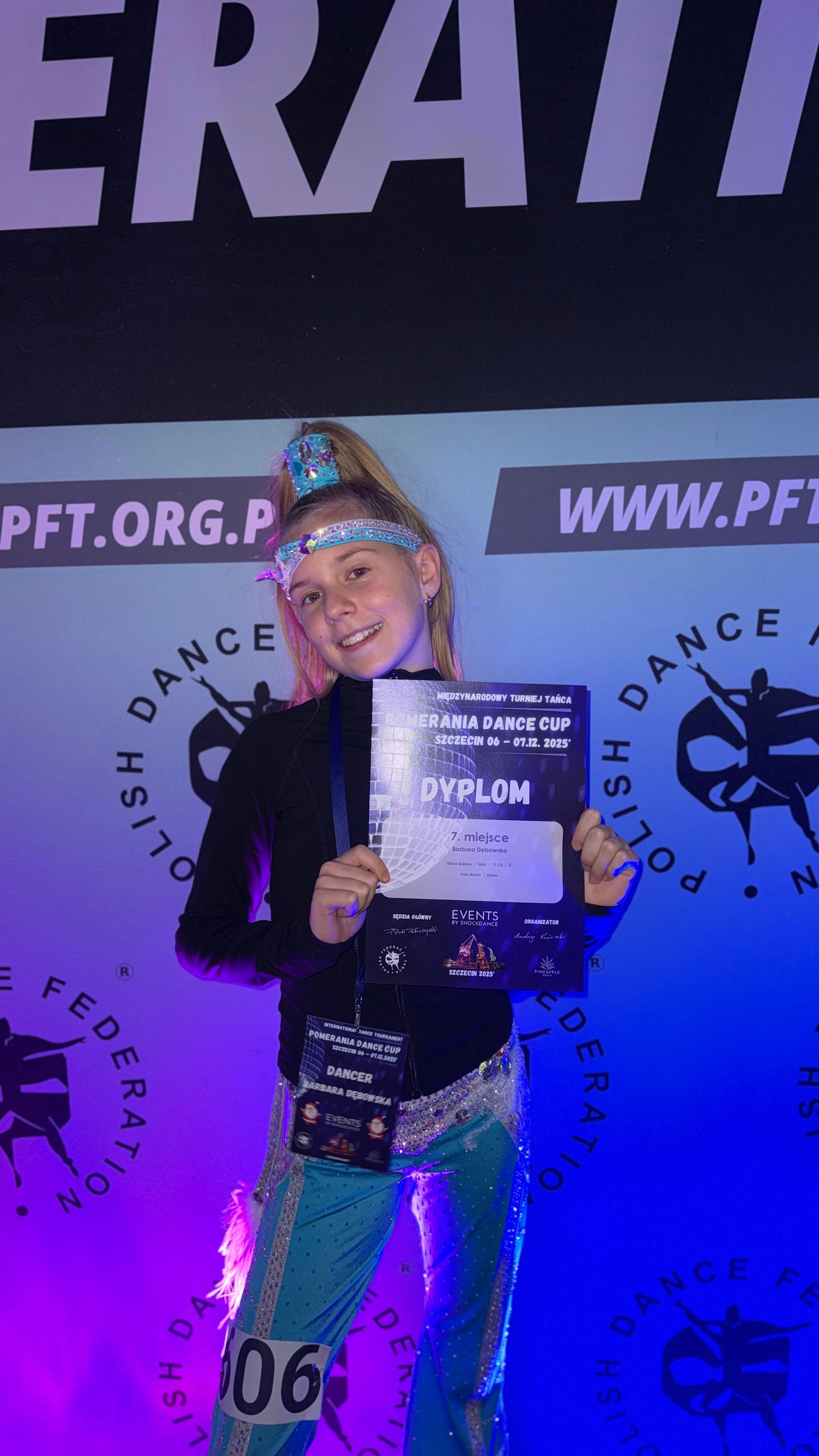 Fuks Konin nagrodzony na Pomerania Dance Cup