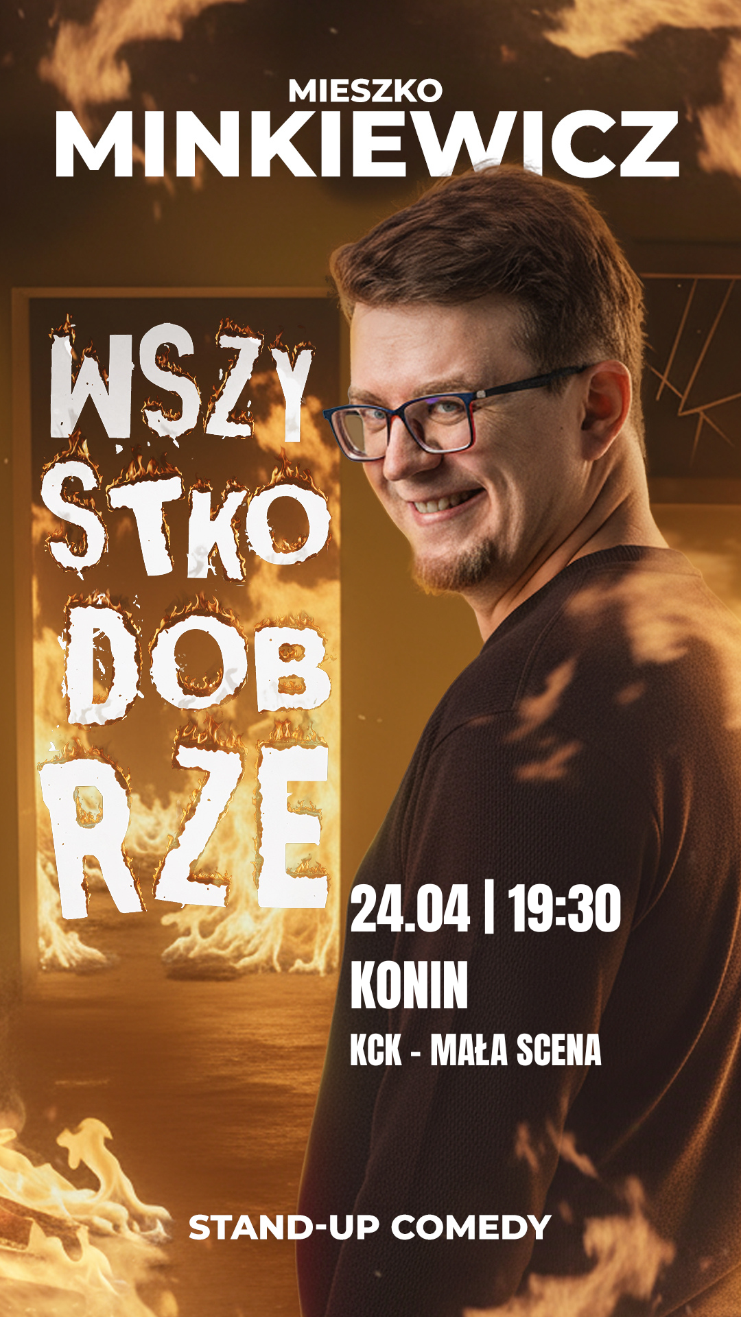 Mieszko Minkiewicz stand-up „Wszystko dobrze”