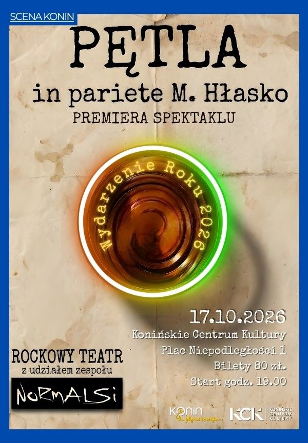 Scena Konin. Nowy cykl teatralny rozpocznie „Pętla” Hłaski