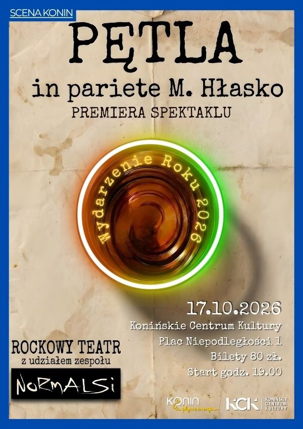 Scena Konin. Nowy cykl teatralny rozpocznie „Pętla” Hłaski