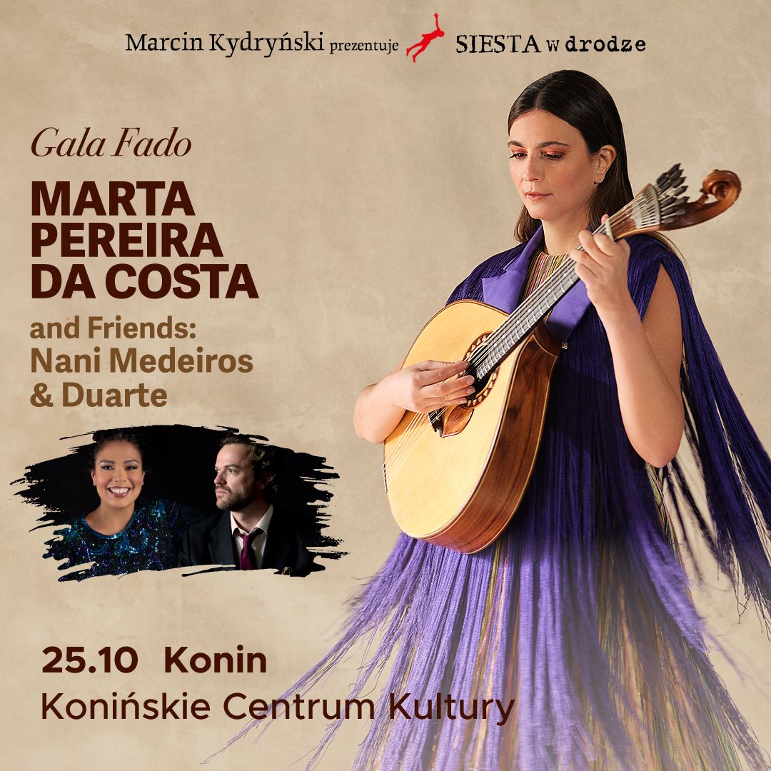SIESTA w drodze: GALA FADO. Marta Pereira da Costa i przyjaciele
