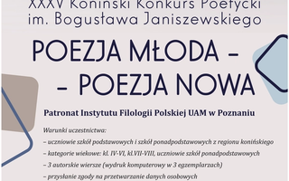 Młody Poeto! Młoda Poetko!