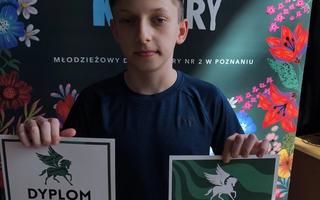 Mateusz Kasprzak w finale konkursu recytatorskiego w Poznaniu