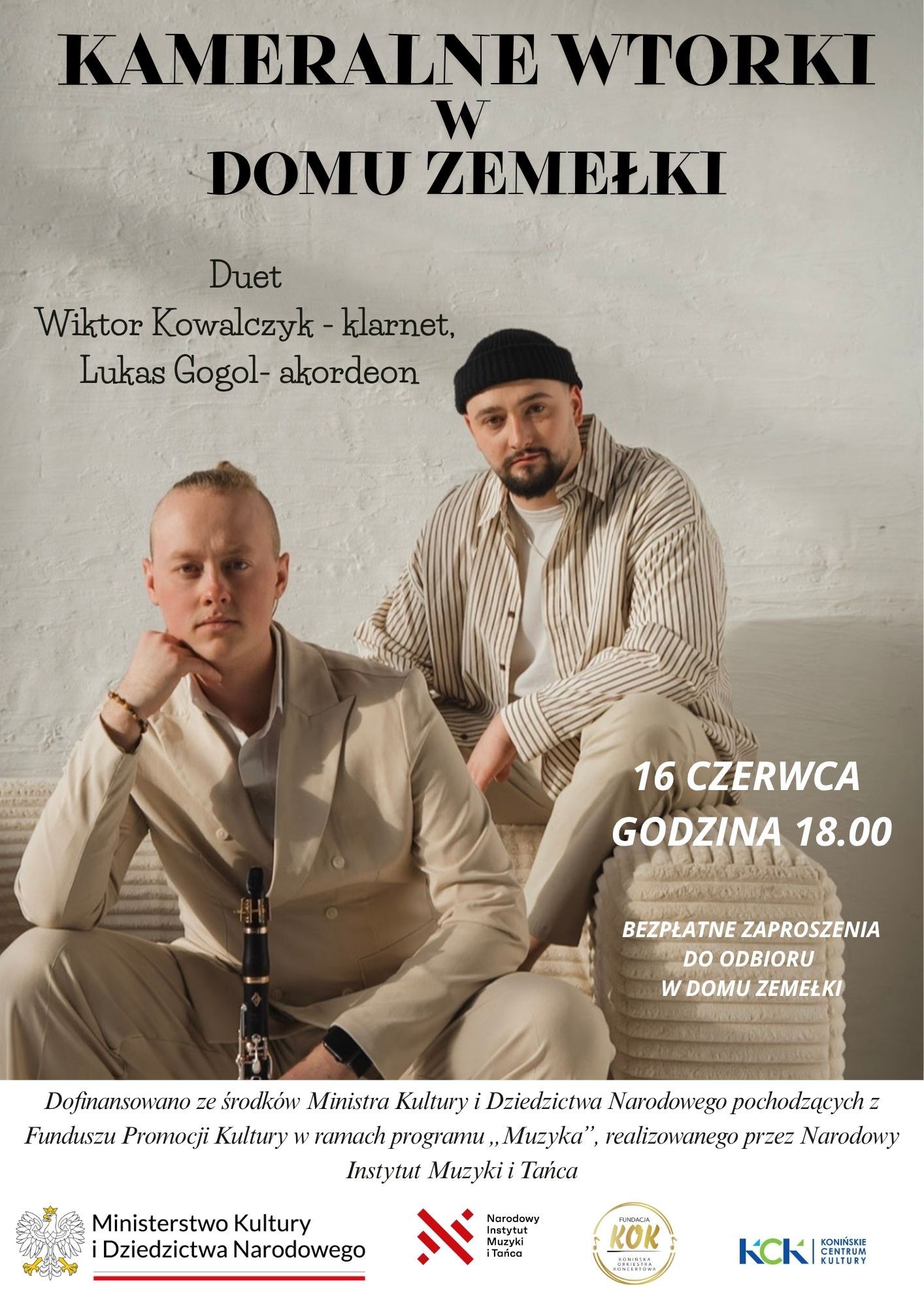 Kameralne wtorki w Domu Zemełki. Nowy cykl koncertów w Koninie