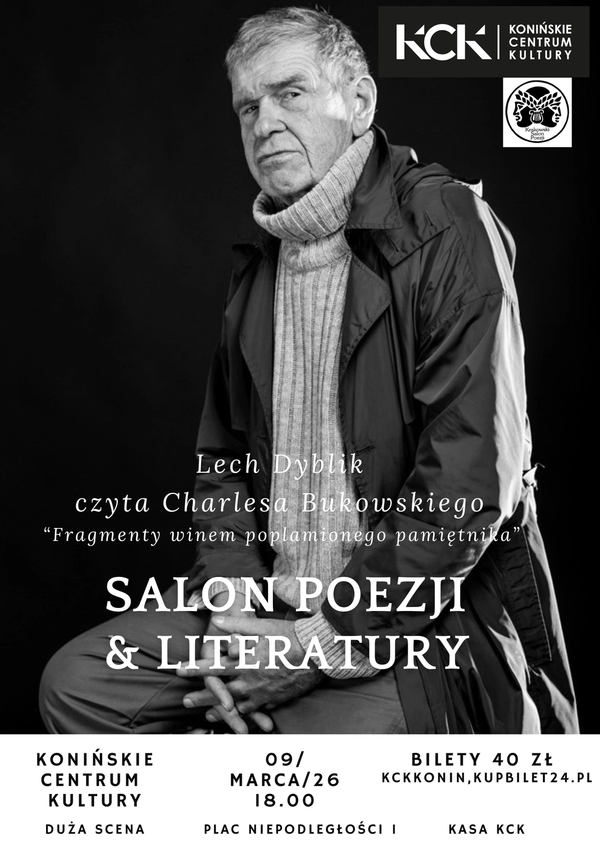 Lech Dyblik będzie czytał Bukowskiego