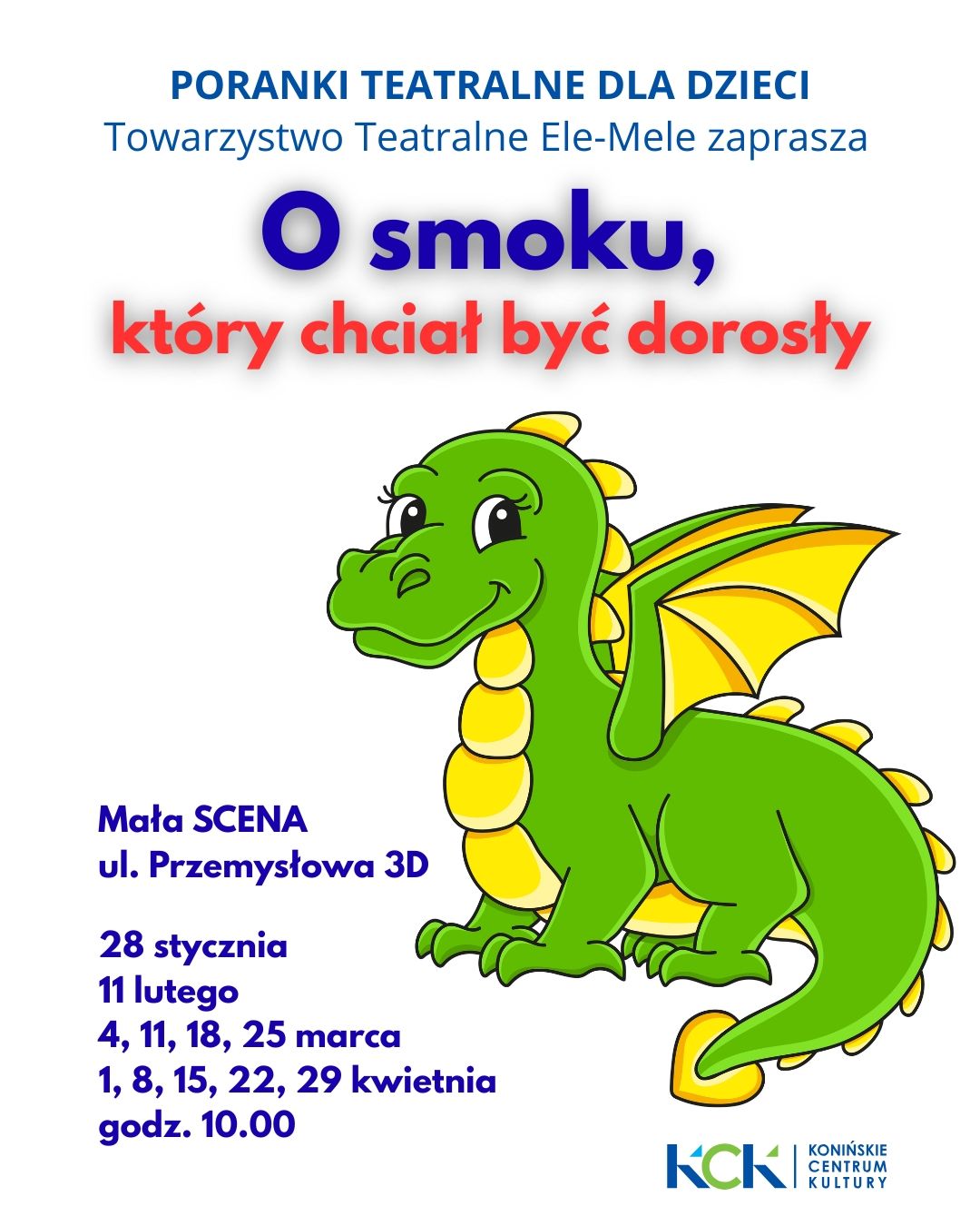 Bajka teatralna "O smoku, który chciał być dorosły"