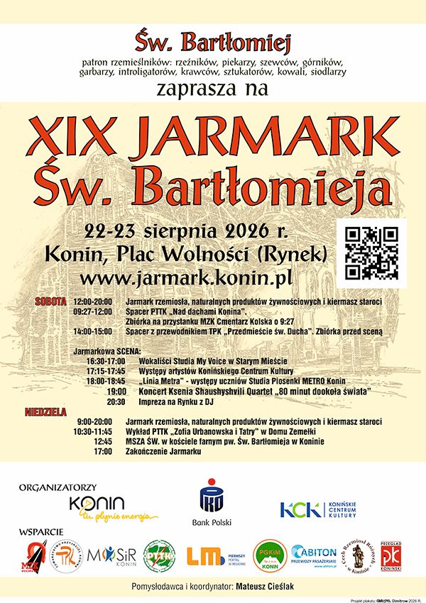Koncerty, spacery i rzemieślnicy dla Świętego Bartłomieja
