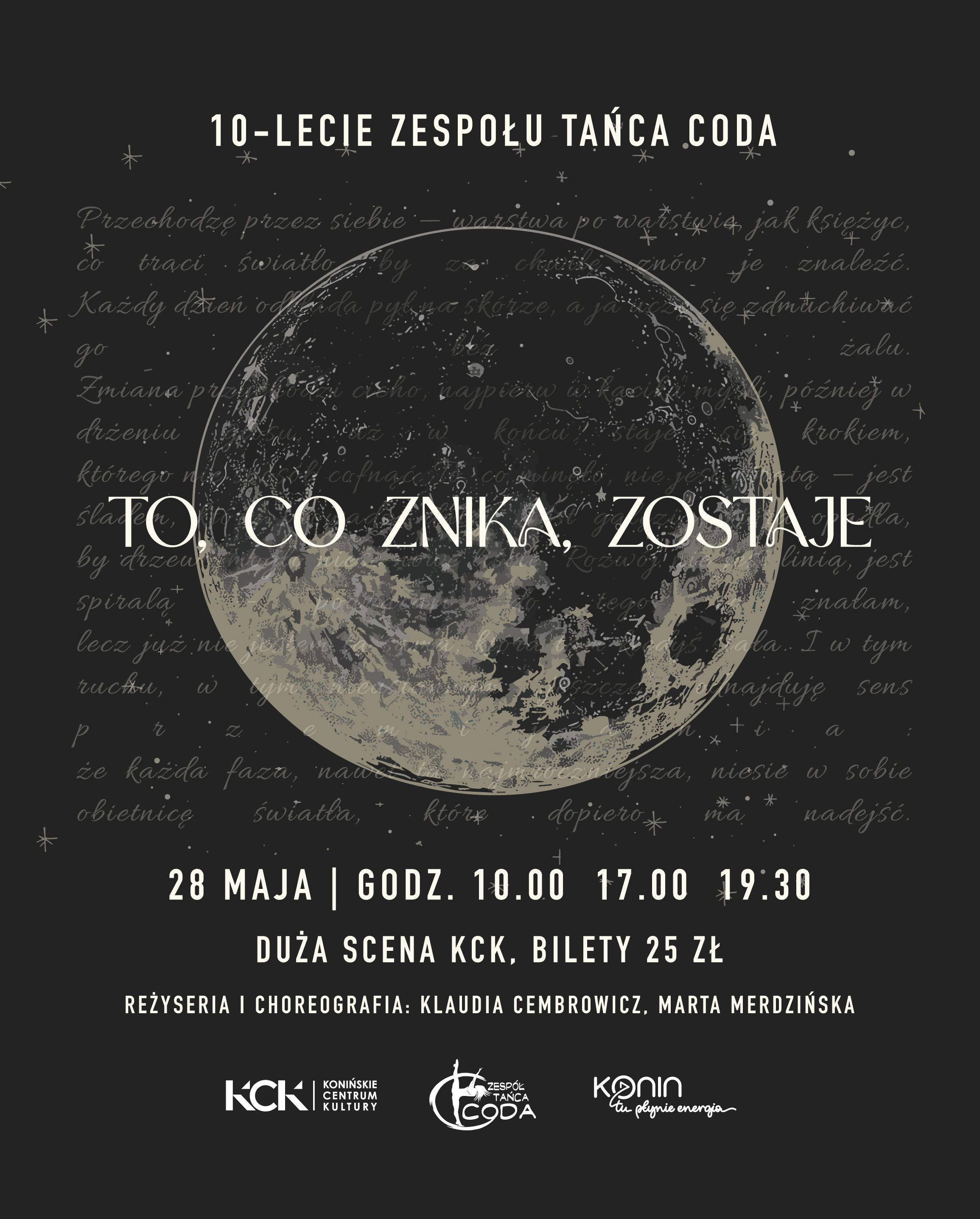 „To, co znika, zostaje”. 10 lat Zespołu Tańca CODA