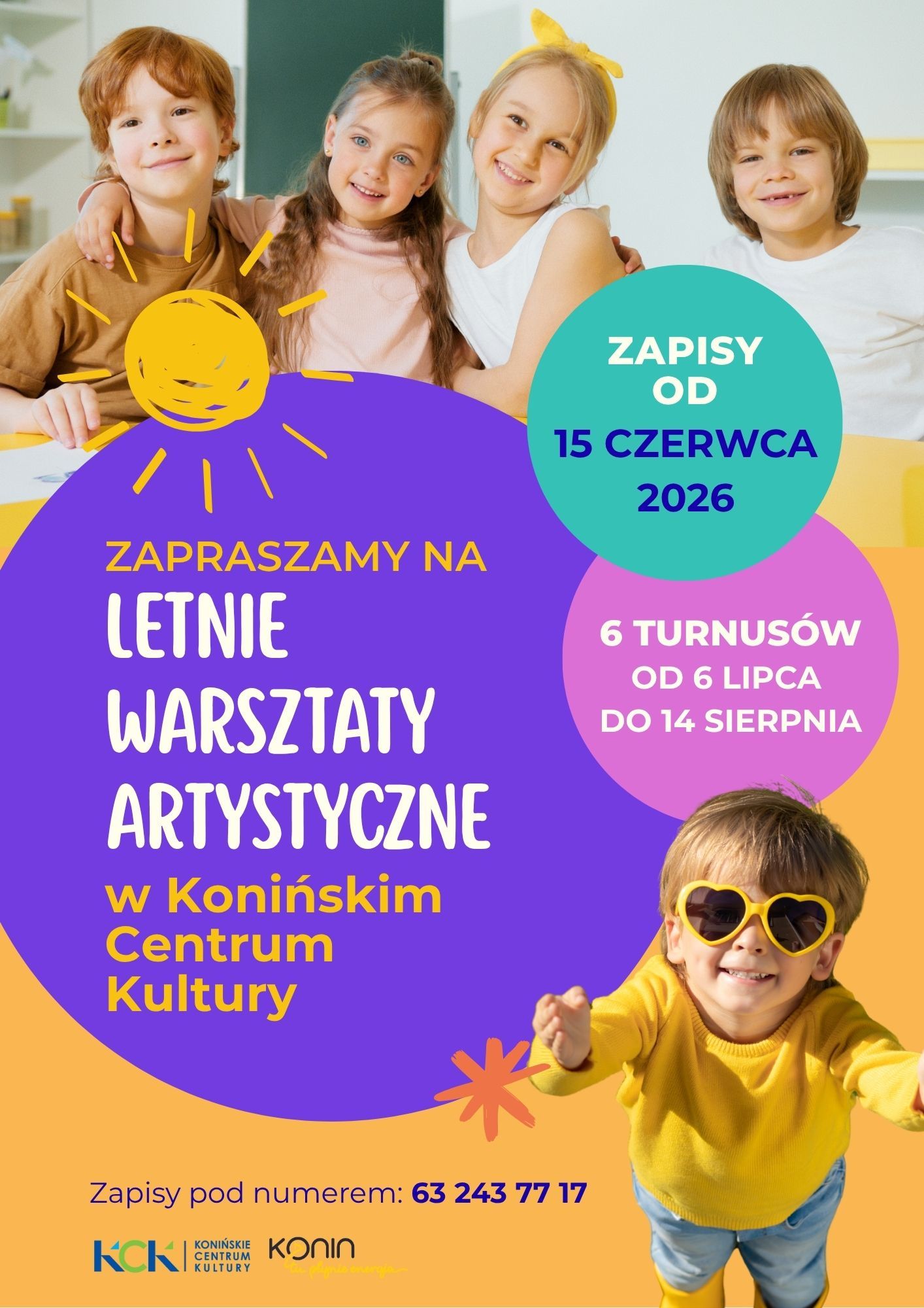 Letnie warsztaty artystyczne w KCK. Ruszają zapisy!