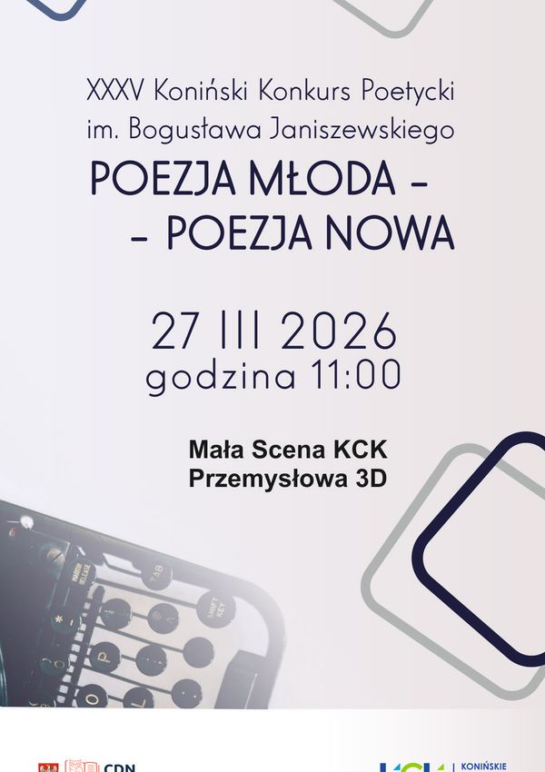 Poezja młoda - poezja nowa. Konkurs poetycki