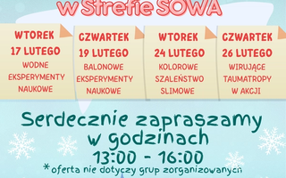 Moc zimowych atrakcji w Strefie SOWA