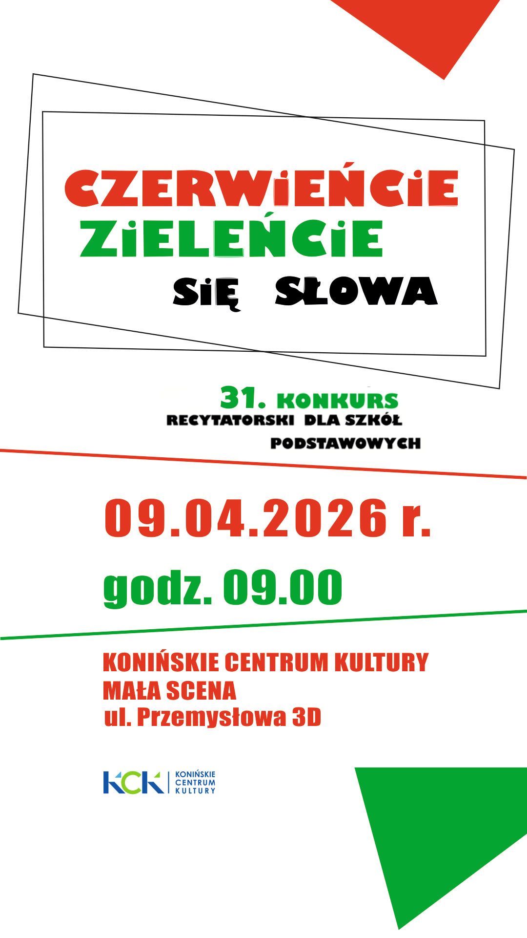 Recytatorska wiosna w KCK