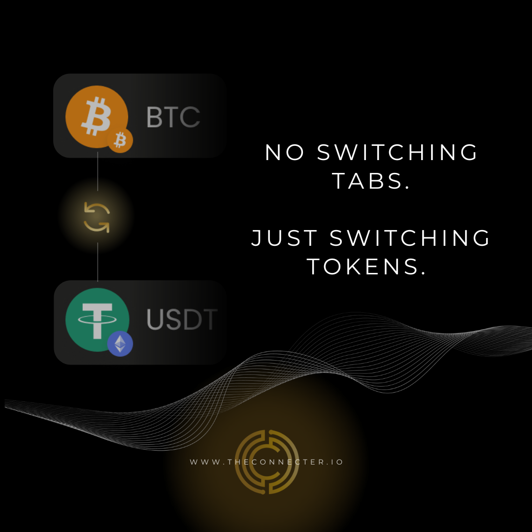 The Connecter — Just Swapping Tokens: The Simplicity DeFi Desperately Needed