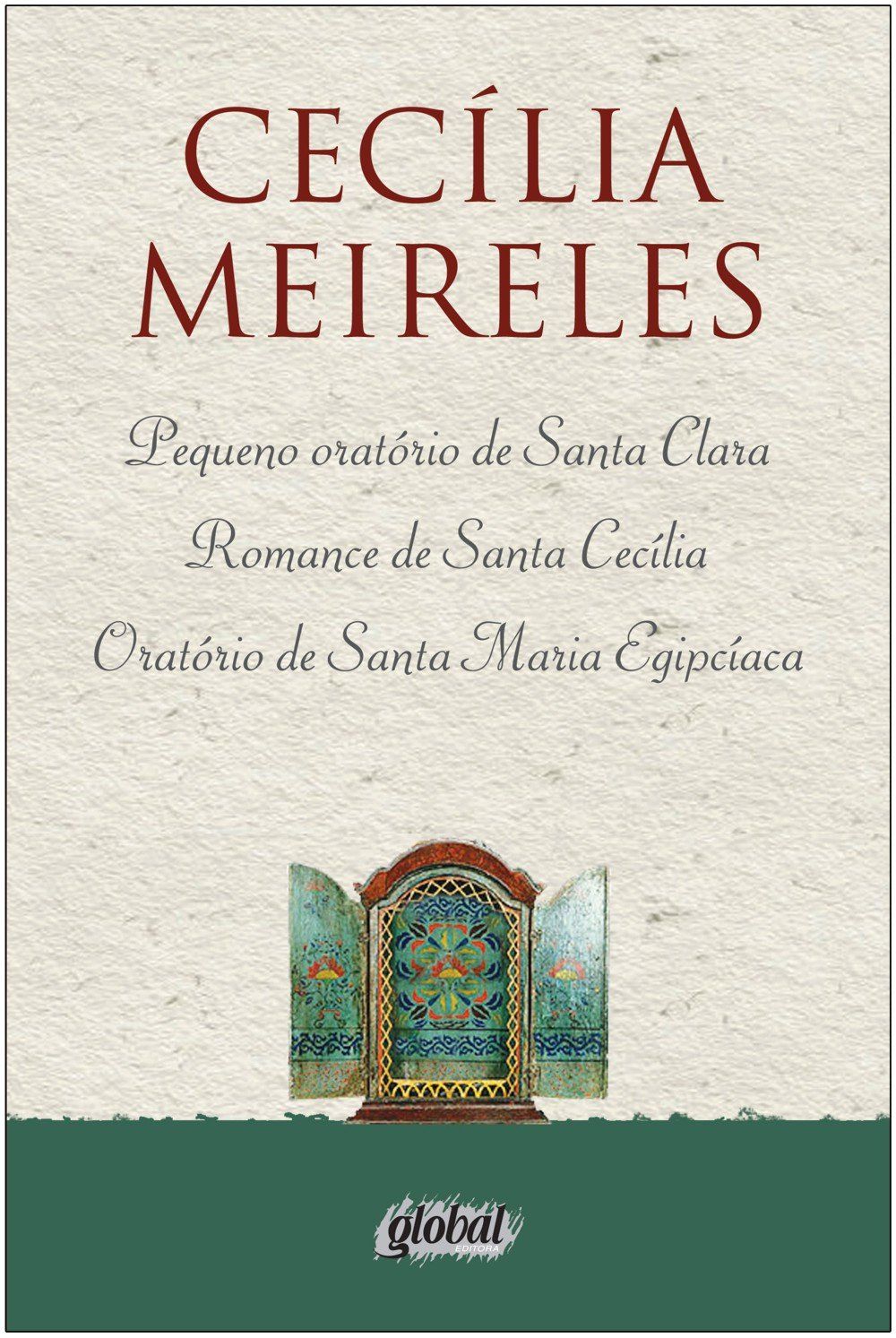 Pequeno oratório de santa clara, romance de santa cecília, oratório de santa maria egipcíaca