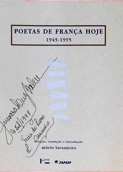 Poetas de franca hoje (1945-1995)