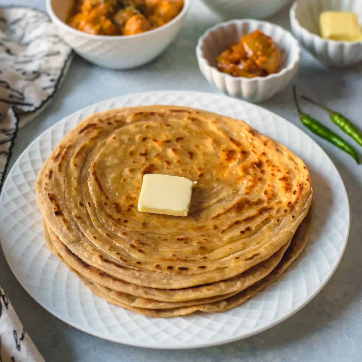 lacha paratha