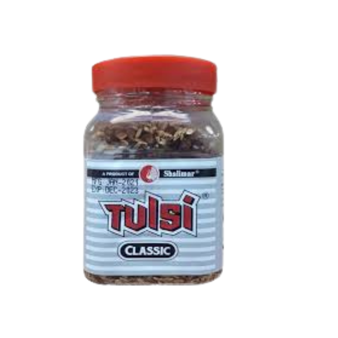 Shalimar Tulsi Classic Jar – The Timeless Blend of Tradition, Taste & Freshness Relish the timeless taste of tradition with the Shalimar Tulsi Classic Jar