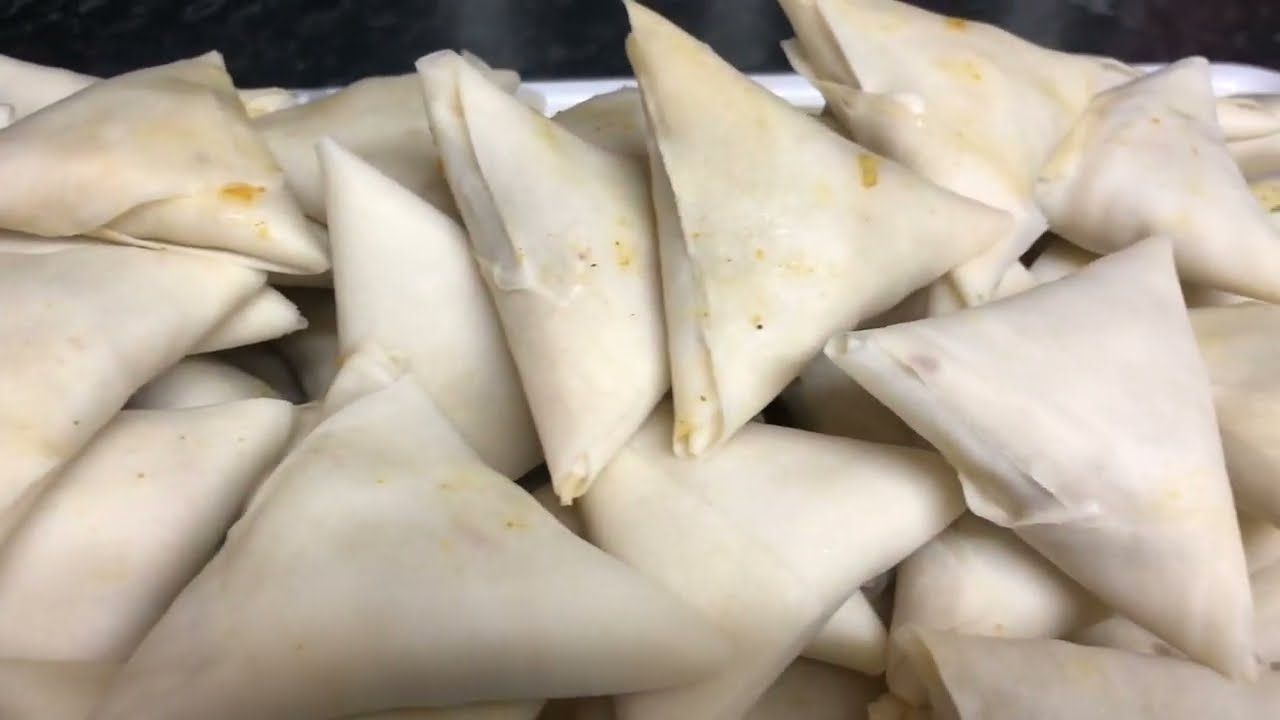 chicken shred samosa