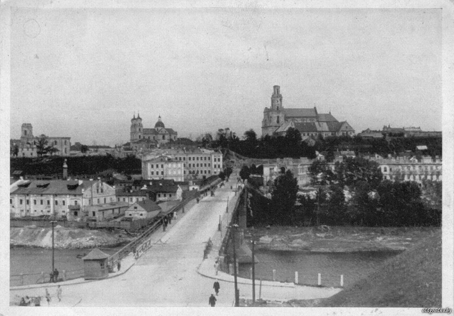 Гродно старый мост. 1942 год