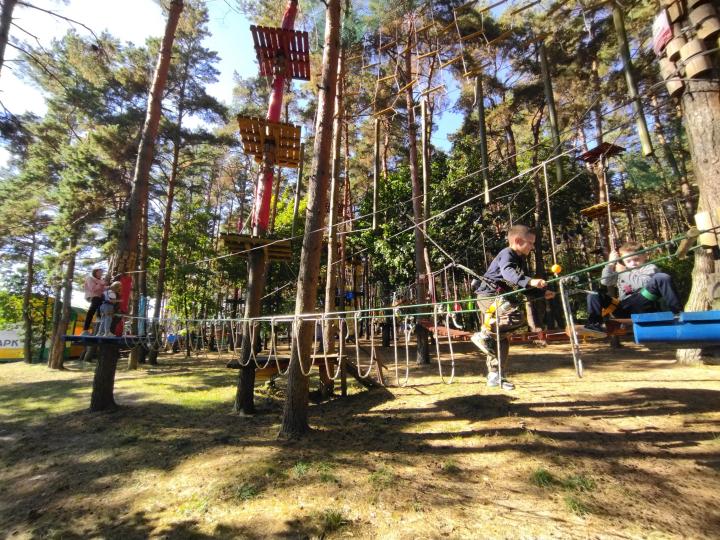 День Рождения в веревочном парке в Гродно