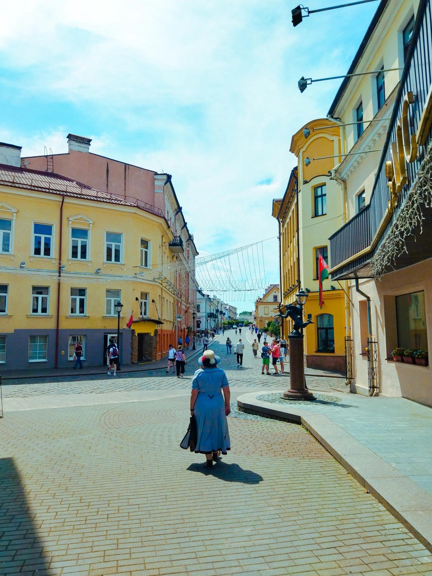 Улица Советская в Гродно. Вход со стороны пл. Ленина