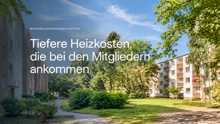 Für Wohnbaugenossenschaften