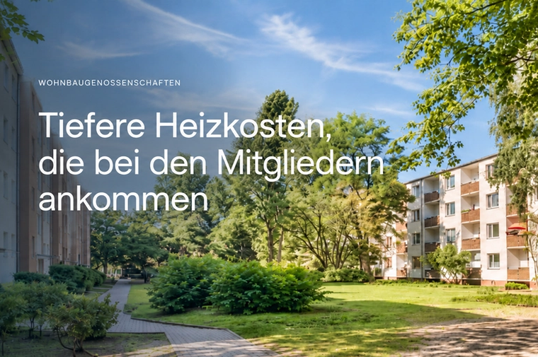Für Wohnbaugenossenschaften