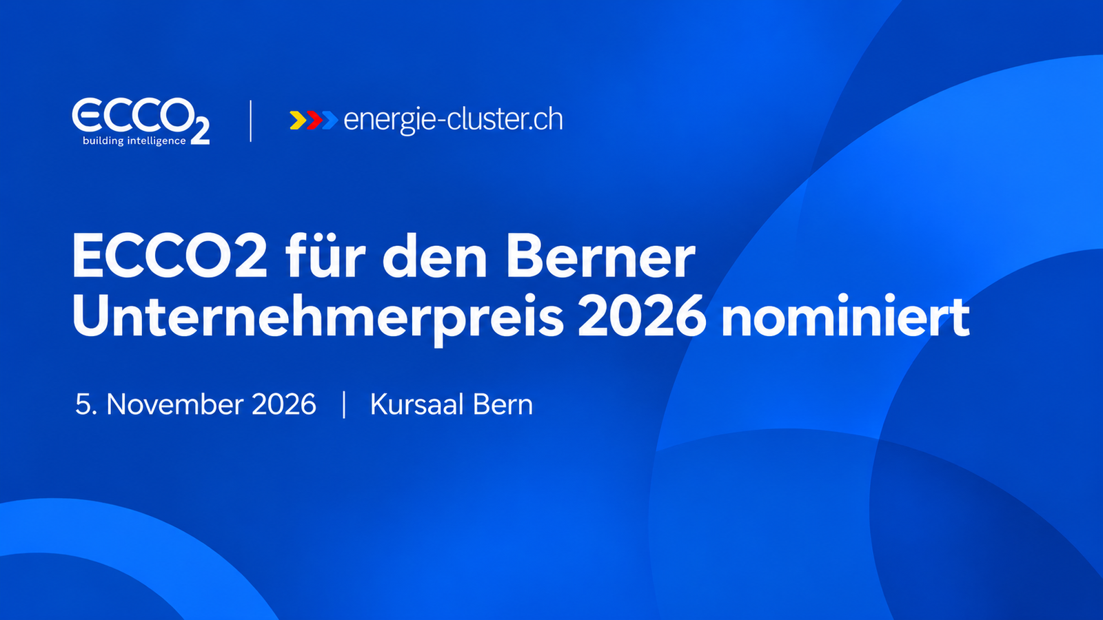 ECCO2 für den Berner Unternehmerpreis 2026 nominiert