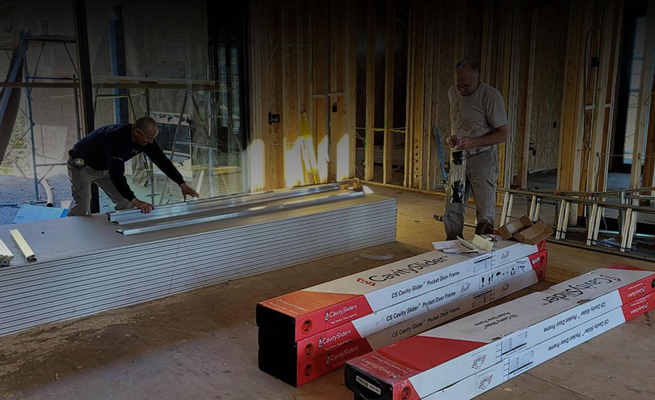 Ken Dyer Construction working on CS Cavity Sliders Ken Dyer Construction working on CS Cavity Sliders