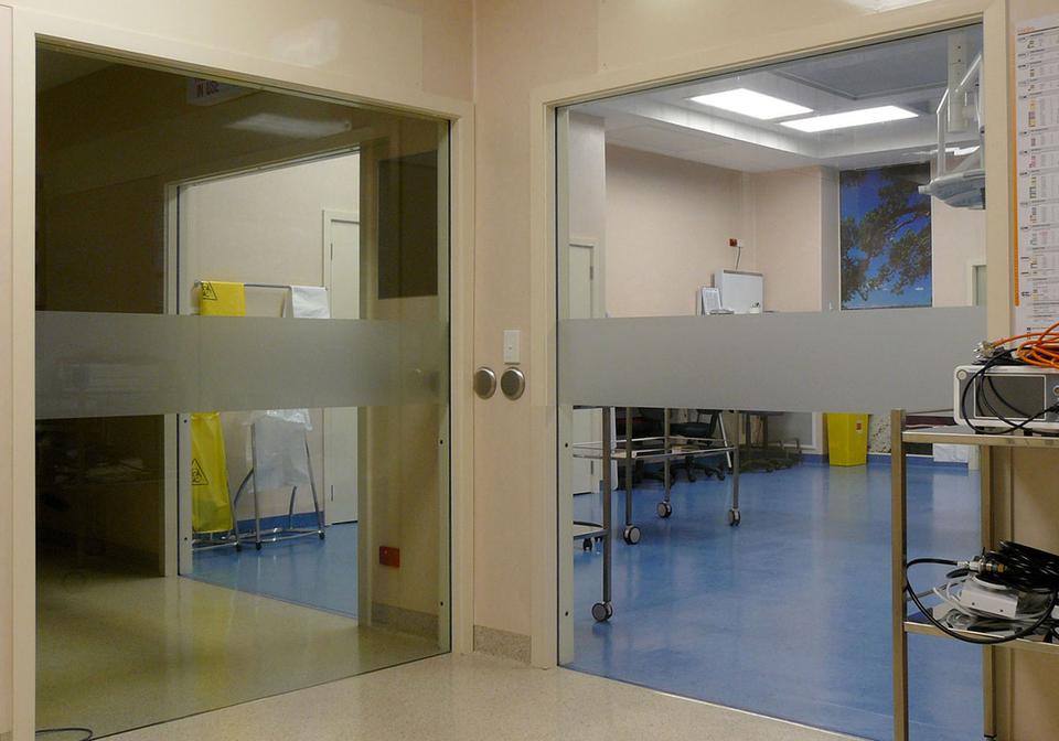 CS Cavity Sliding doors used in Medical Centre