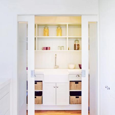 Bi-Parting Kitchen Doors