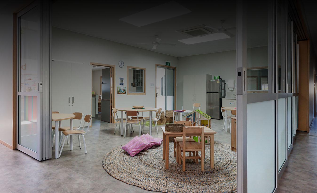 CS Overtaking Doors cavity sliders in Childcare Centre CS Overtaking Doors cavity sliders in Childcare Centre