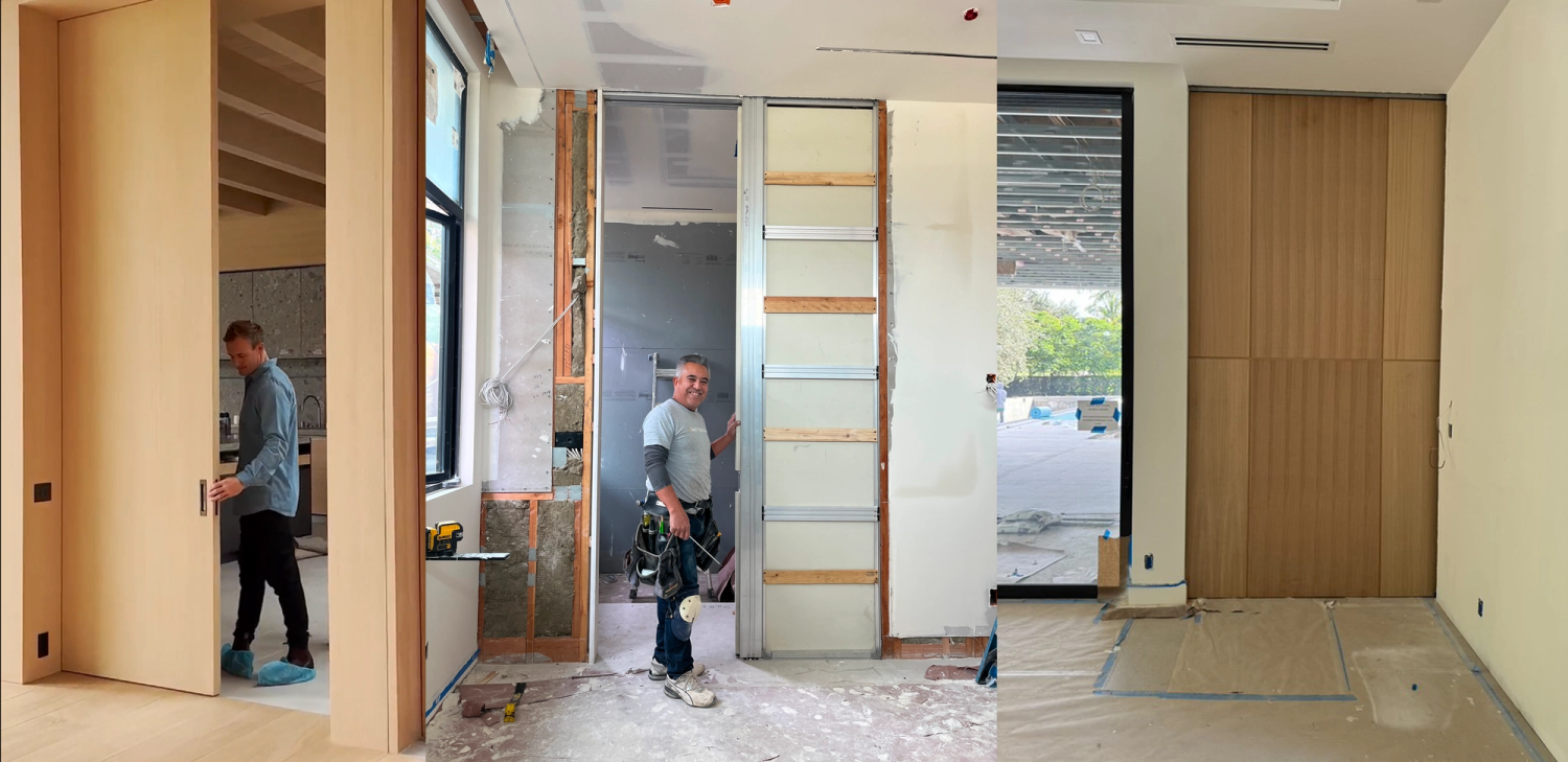 Extra Large Pocket Doors in 3 Homes Extra Large Pocket Doors in 3 Homes