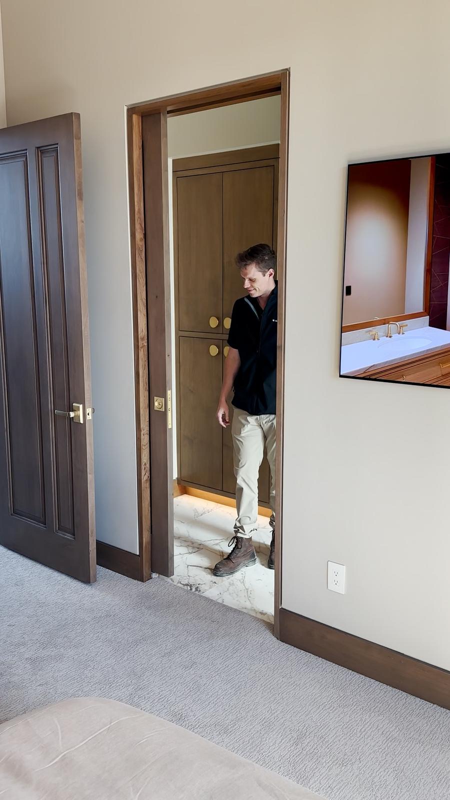 The New American Home Pocket Door Frame The New American Home Pocket Door Frame