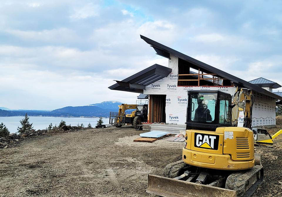 Construction on Site at Gozzer Ranch 