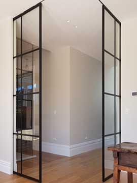 corner meeting loft door