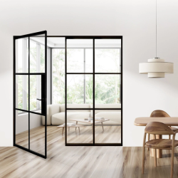 CS Loft Series Hinged Door with fixed panel