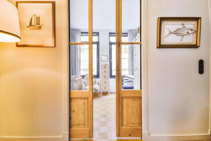 Pair of Bi-Parting Pocket Doors at the entrance of a children's bedroom