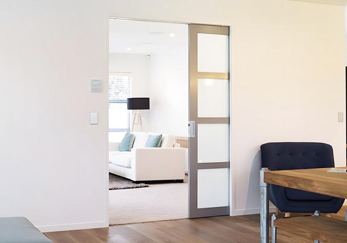 Pocket Door with CS New Yorker Door