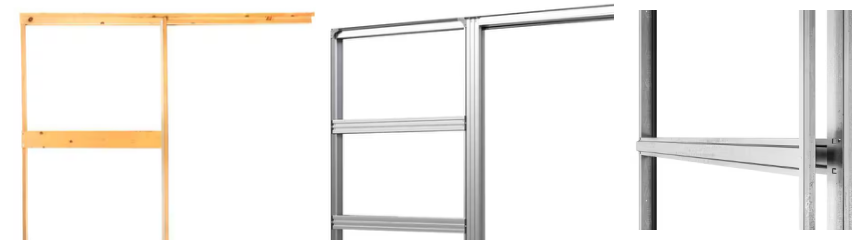 pocket door frame comparison