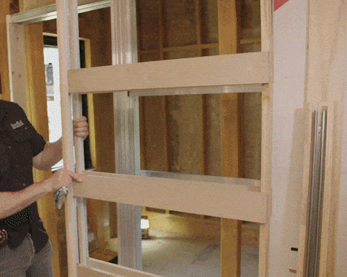 wooden pocket frame flexing