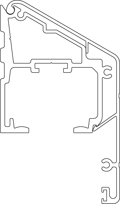 Wall Mount Track Specification Drawing