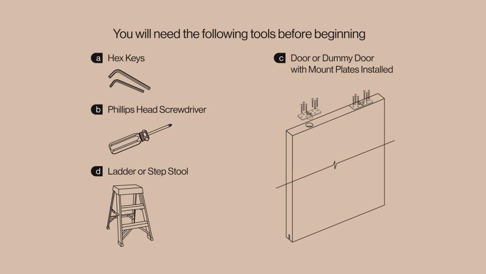 CS SofStop Single Action Installation Step 1