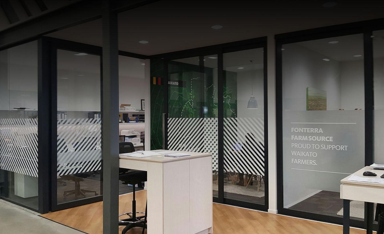 CS NewYorker doors within office at Farm Source CS NewYorker doors within office at Farm Source